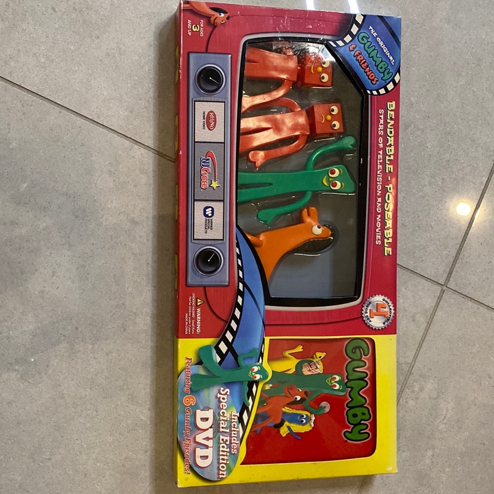 2003 Gumby & friends bendable posable figures